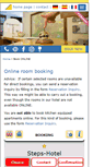 Mobile Screenshot of booking.steps-hotel.de